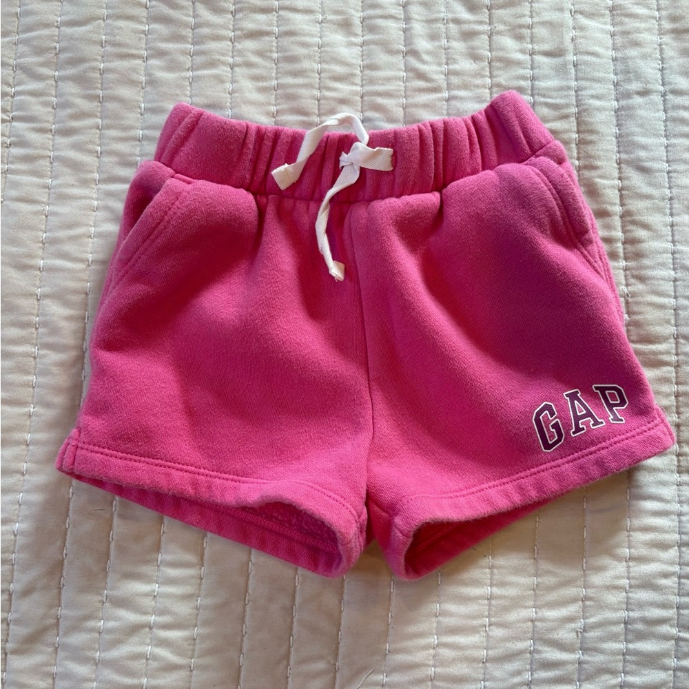 GAP Kids Bright Pink Fleece Shorts